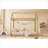House-shaped Twin Bed Frame Solid Pine Wood Playful Design, Suited for Children’s Residential Bedroom Use-53374641