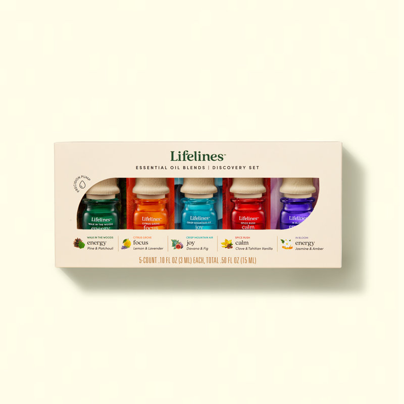Lifelines 5-Pack Essential Oil Blend Discovery Set