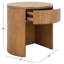 Daiya Round 1 Draw Wood Nightstand-120704114