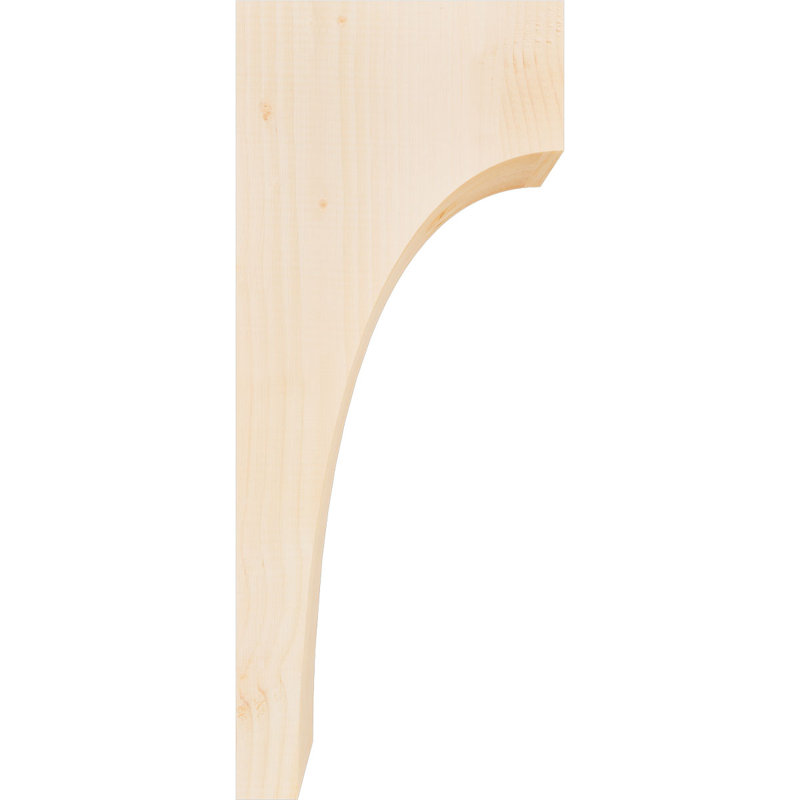 Huntington Corbel, H 28 po x l 5,5 po x P 12 po, Sapin de Douglas, Lisse