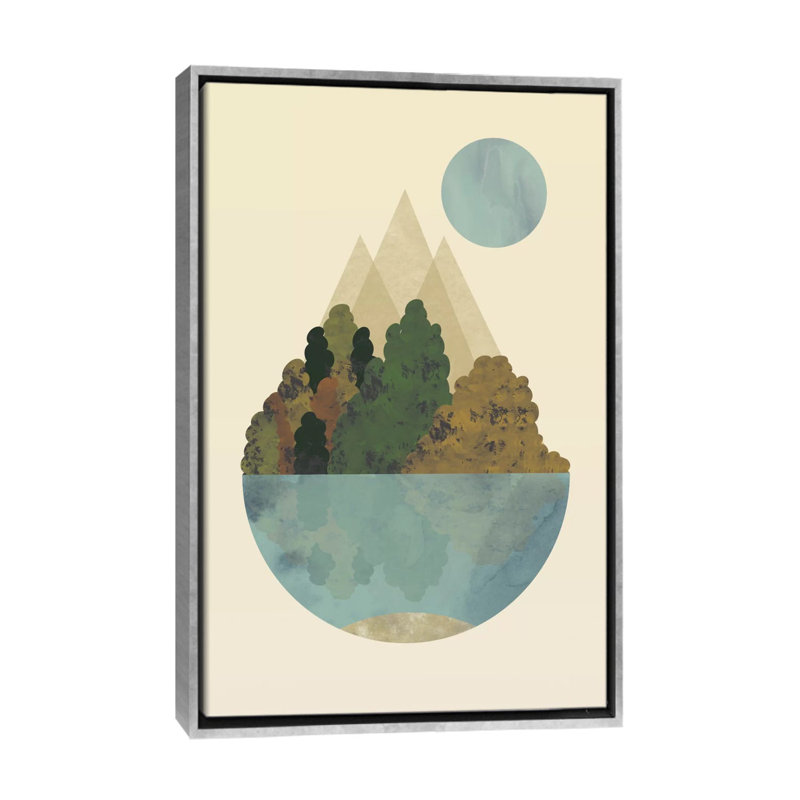 «Autumn» - reproduction, H 60 po x l 40po x P 1,5 po, Toile avec cadre argenté
