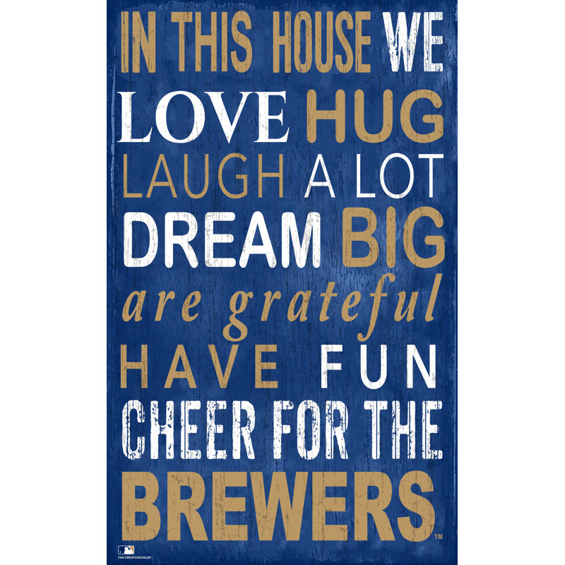 « mlb team », art textuel, Brewers de Milwaukee