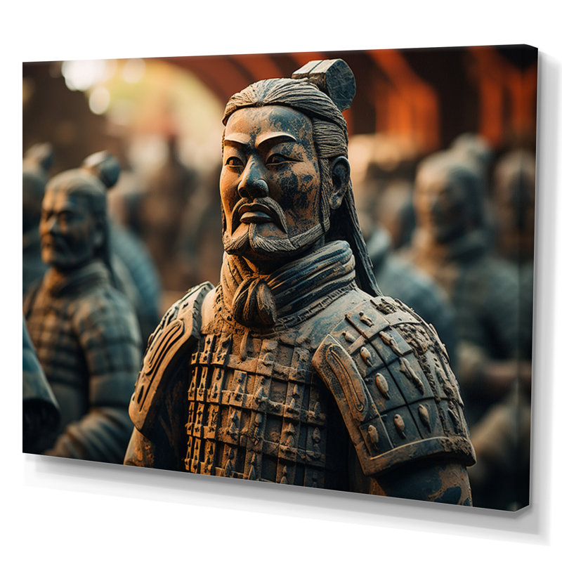 China Terracotta Warriors III - impression, H 30 po x l 40 po x P 1,5 po, Toile tendue