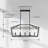 7-Light Black Linear Chandelier Kitchen Island