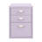 Filing Cabinet With 3 Drawers Mobile Filing Cabinet Metal Storage Cabinet With Wheels For Home And Office-1592060176