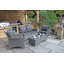 PARIS 4 Seater 4pc Lounging Coffee Set 2 Seater sofa, 2 armchairs with Coffee Table including Cushions-22842783