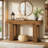 55-inch Farmhouse Solid Wood Console Table