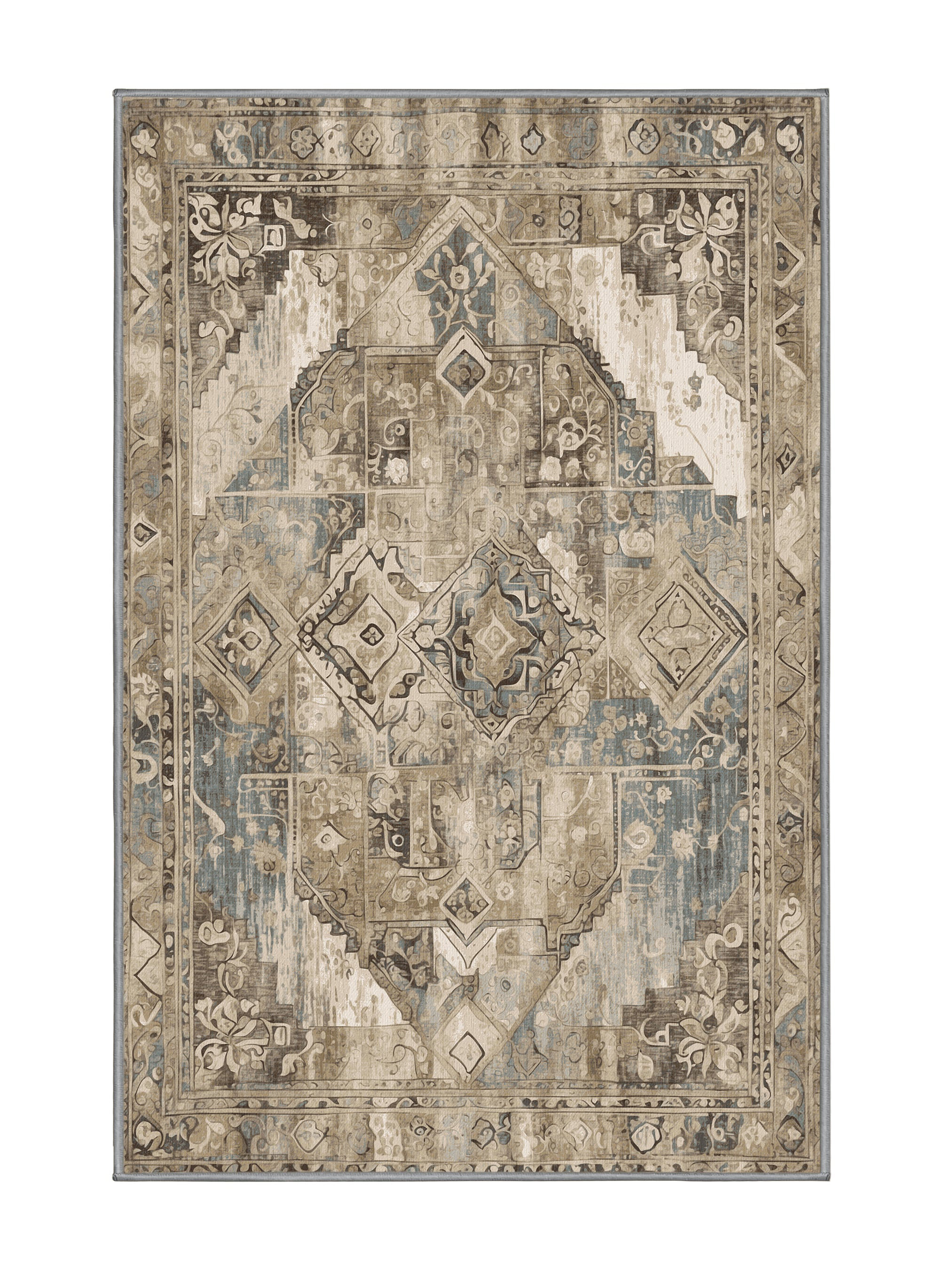 Wayfair Botkin Rug Bungalow Rose Heritage Bloom Rug | Wayfair