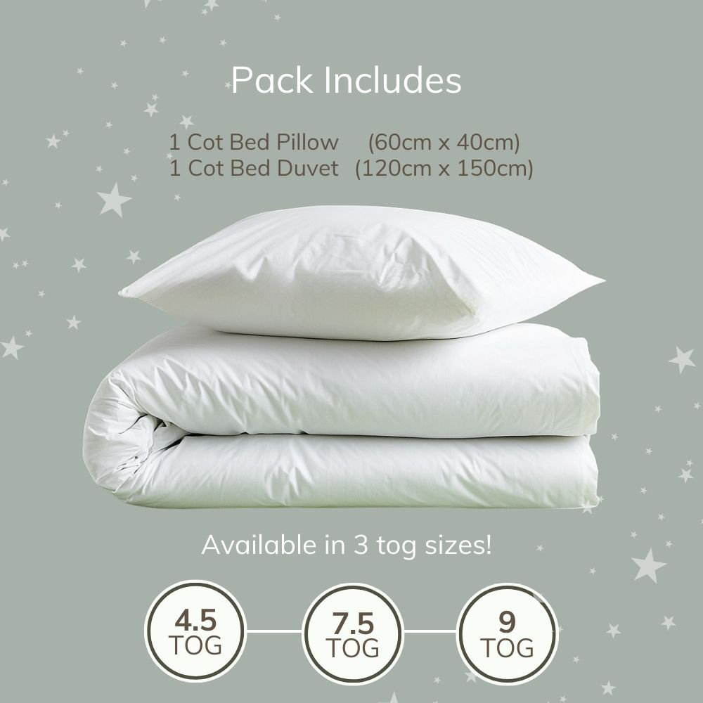 Reversible Toddler Duvet And Pillows Set