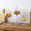 Kitchen Glass Cookie Jars Canister Set