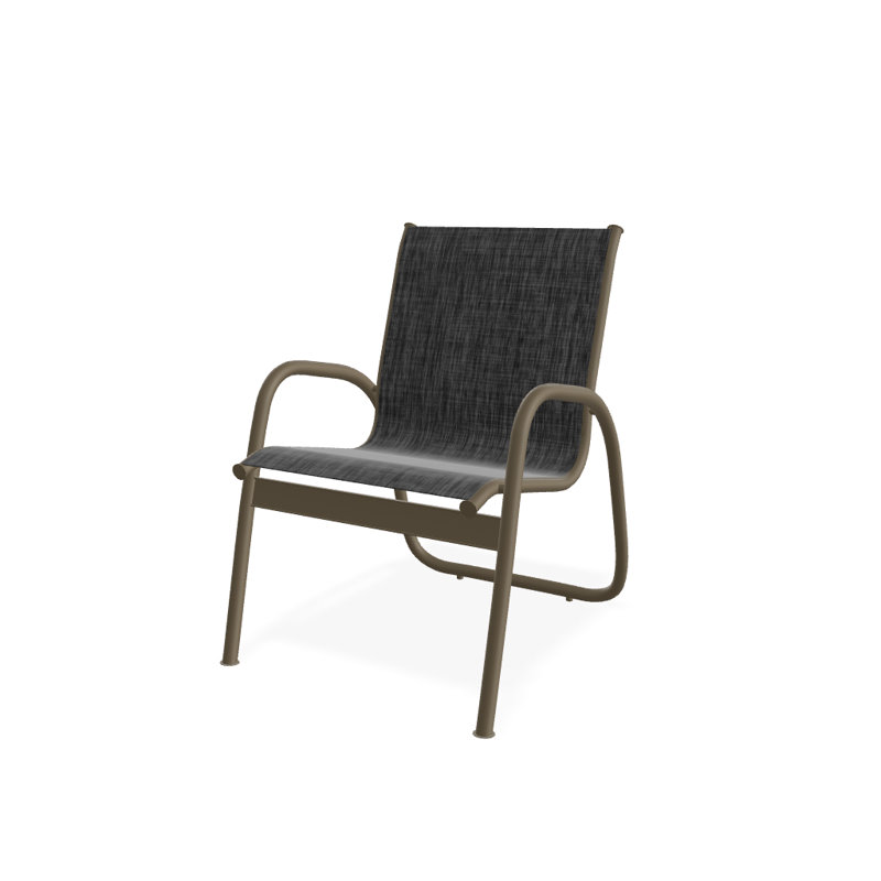Fauteuil de patio Gardenella, Bois de plage texturé, Ombre Augustine
