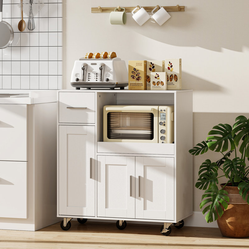 80 cm W Kitchen Cart with Top