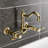 Kingston Brass Tudor Double-Handle 2-Hole Wall-Mount Bridge Kitchen Faucet-93676181
