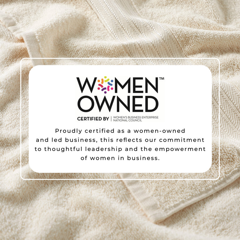 Super Soft 100% Cotton Quick-Dry Bath Towels, Buttermilk