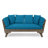Outdoor solid wood daybed