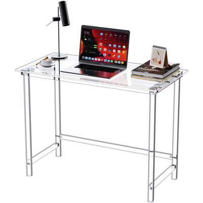 Clear Acrylic Desk, Home Computer Office Desk, Acrylic Table