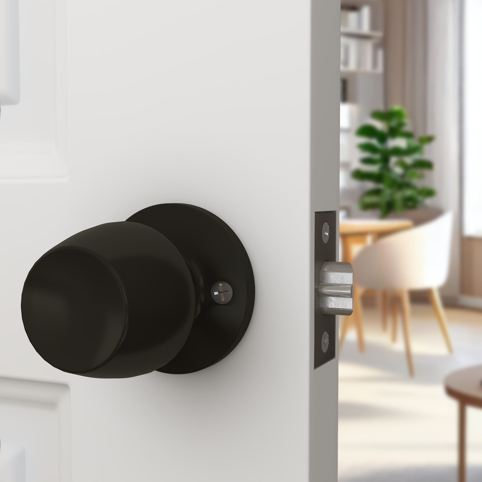 6 Pack Door Knob and Lock Set Versa Keyed by Villar Home Designs