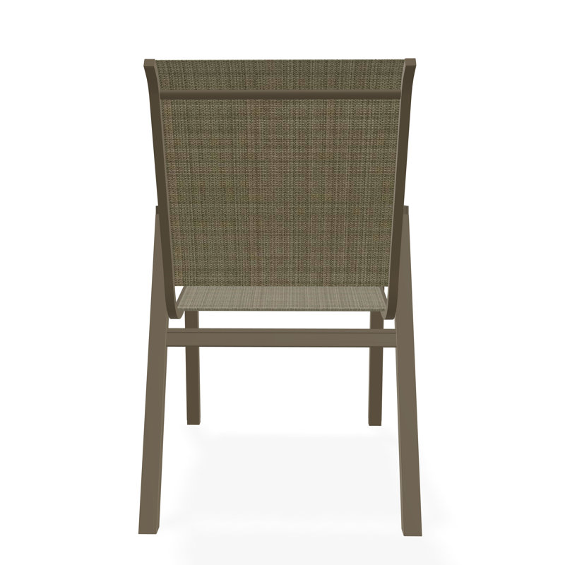 Bazza Outdoor Dining Chair, Elevation Stone, Beachwood
