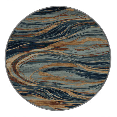 Machine Washable Persian Gray Area Rug