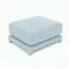 Canapé modulaire avec repose-pieds et tissu chenille-1484706672