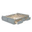 Base de lit plateforme minimaliste en bois avec tiroirs coulissants et support à lattes robuste