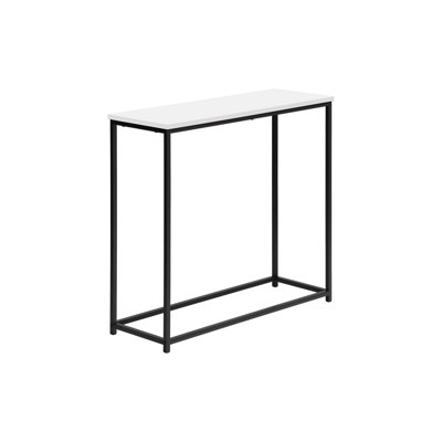 Accent Table Console Entryway Narrow Sofa Living Room Bedroom Metal Laminate