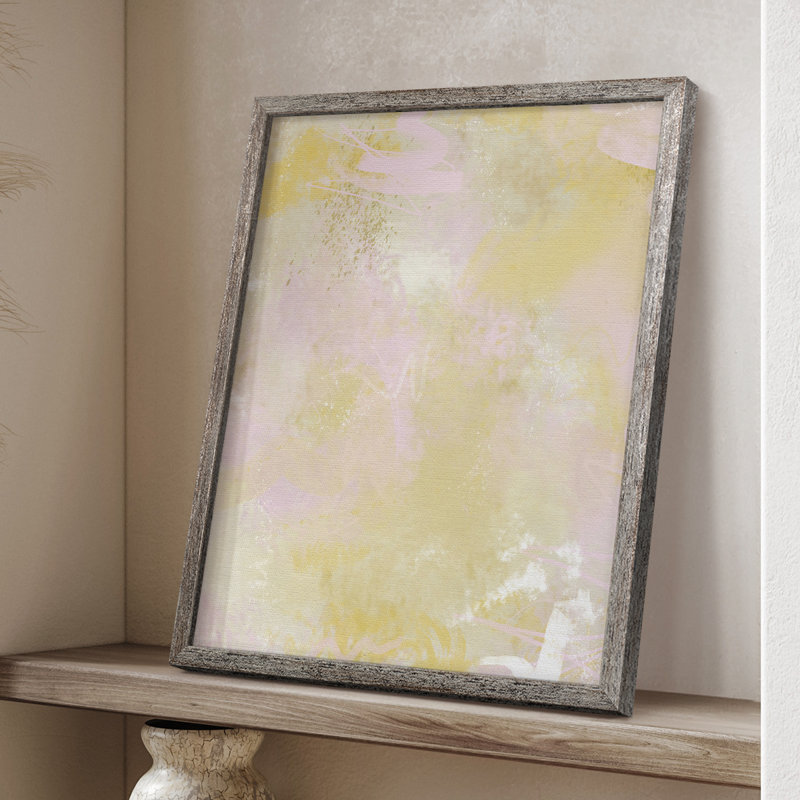 «Lily's Laugh II», reproduction encadrée - bois massif, H 15 po x l 12 po