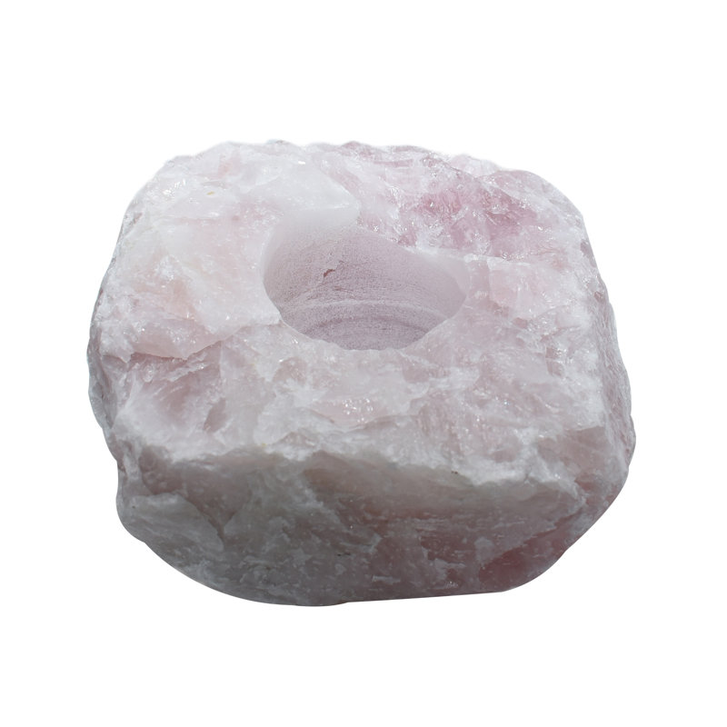 Porte-bougie 1,5 ", Rose quartz