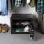 Stalwart Digital Safe - Compact Steel Security Box - Electronic Keypad, Manual Override Keys