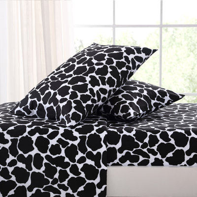 Animal Print 100% Cotton Percale Sheet Set -  Poppy & Fritz Kids, USHSA01228543