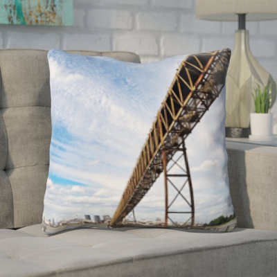 Microsuede Reversible Throw Pillow