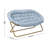 Folding Double Saucer Chair With Steel Frame-1185112906