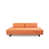 100 % polyester orange est en rupture de stock