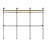 Adjustable 118" Heavy-Duty Metal Pipe Garment Rack with LED Light - Wall-Mounted Clothing Rail System for Warehouse/Commercial Use