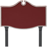 Colonial 2-Line Lawn Address Sign