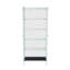 4-Tier Glass Display Cabinet With 5 Dynamic LED Modes,Double Doors & Fixed Shelves,Floor Standing Showcase For Home Office Or Store Display