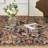 Washable Area Rugs Boho Vintage Living Room Vintage Low Pile Indoor Carpet-473480686