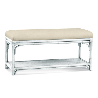 Banc de rangement en osier Summer Retreat