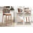 Modern Rope Bar Stools Set of 2-576374802