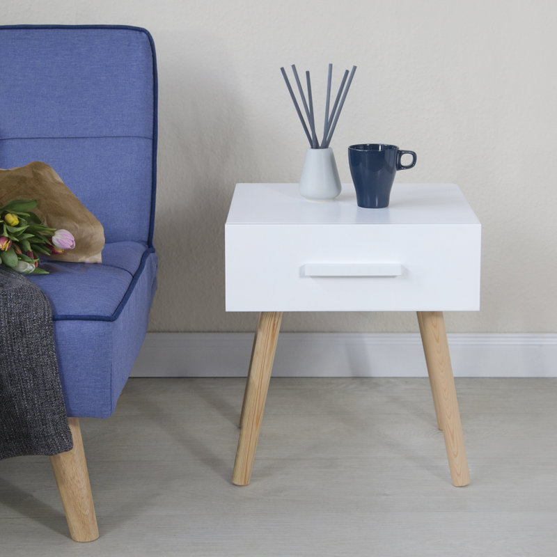 Currie 40 cm W Bedside Table