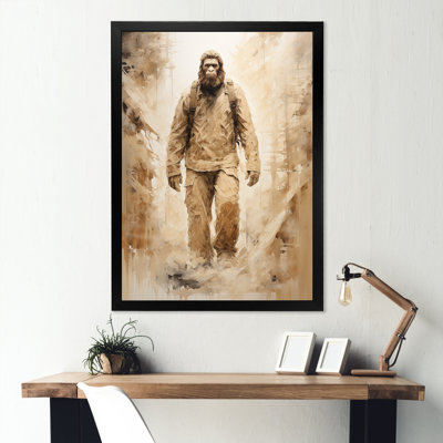 «Walking Bigfoot Wildlife», art mural sur toile Bigfoot