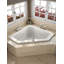 SIGNATURE® Corner 6060 Drop-In Soaking RH 3-Tile Flange Oyster-847981240-847981237