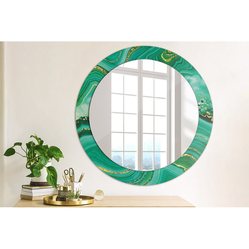 Huldar Glass Flat Wall Mirror, 70cm H x 70cm W