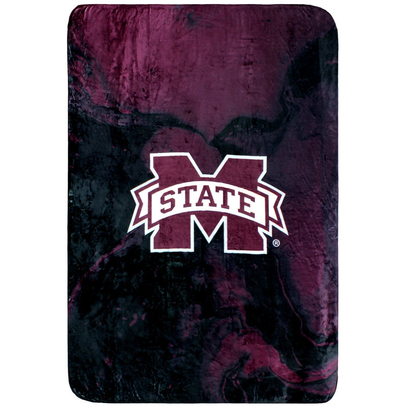 Couverture en polyester doux sublimé, Mississippi State Bulldogs, l 30 po x L 40 po