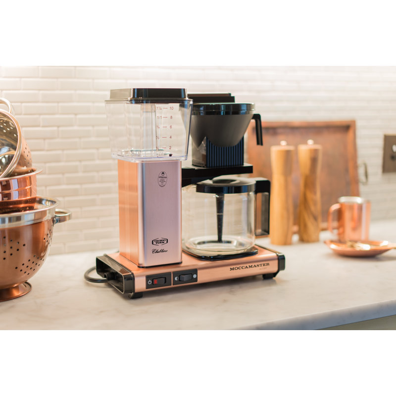 Moccamaster 10-Cup Coffee Maker, Orange
