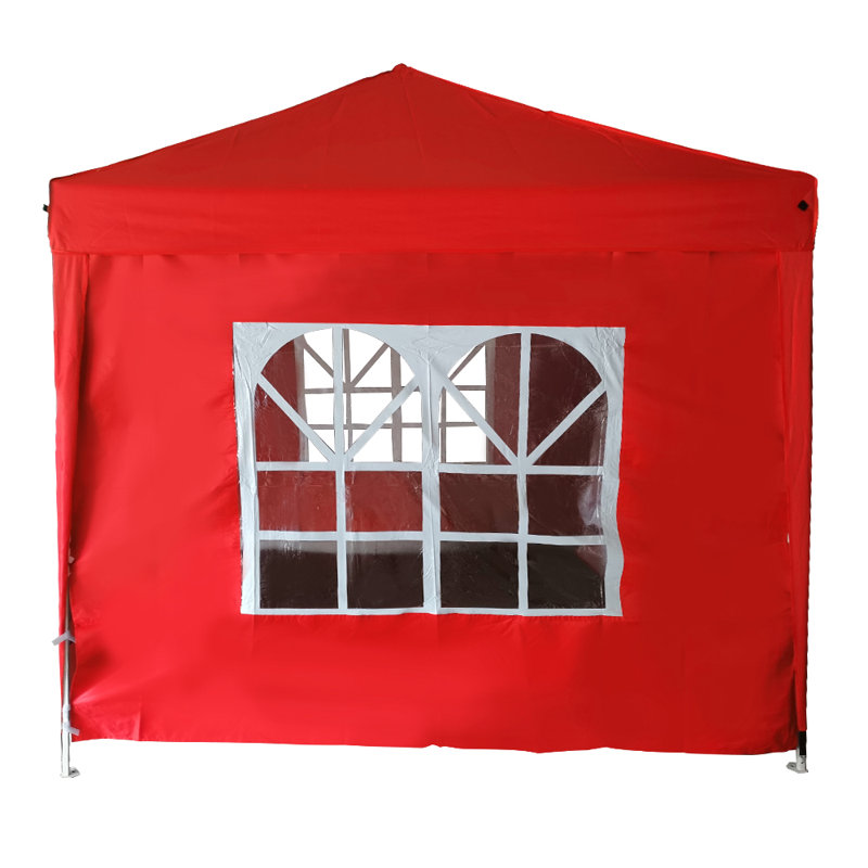 Aeowyn Dakota Fields Red Fabric Side Wall for Gazebo