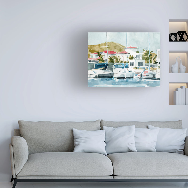 «Vintage Holiday I» par Emma Caroline - impression sur toile tendue, H 24 po x l 32 po x P 2 po