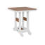 Berlin Gardens Garden Classic Regular Top With White Base Square Bar Table-1058201059-1058201072