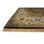 Silver Screen Hand Knotted Wool Area Rug in Chocolate/Cream-50943546