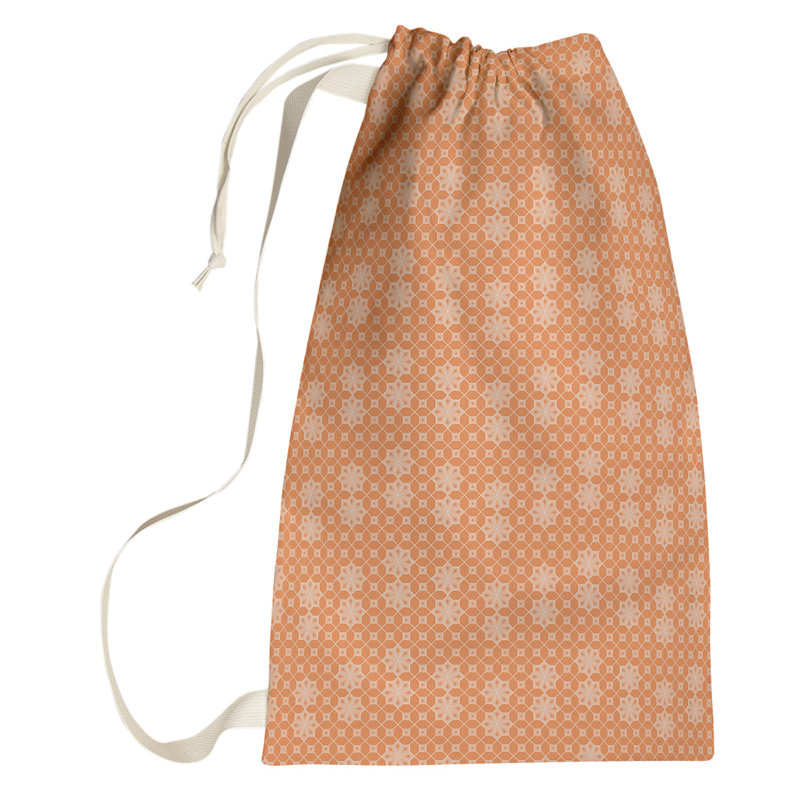 Sac à linge en treillis, Petit (H 64 po x l 20 po x P 1,5 po), Orange